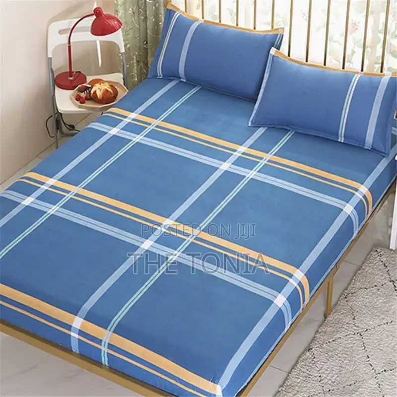 Fitted Bedsheets With 2 Pillow Case