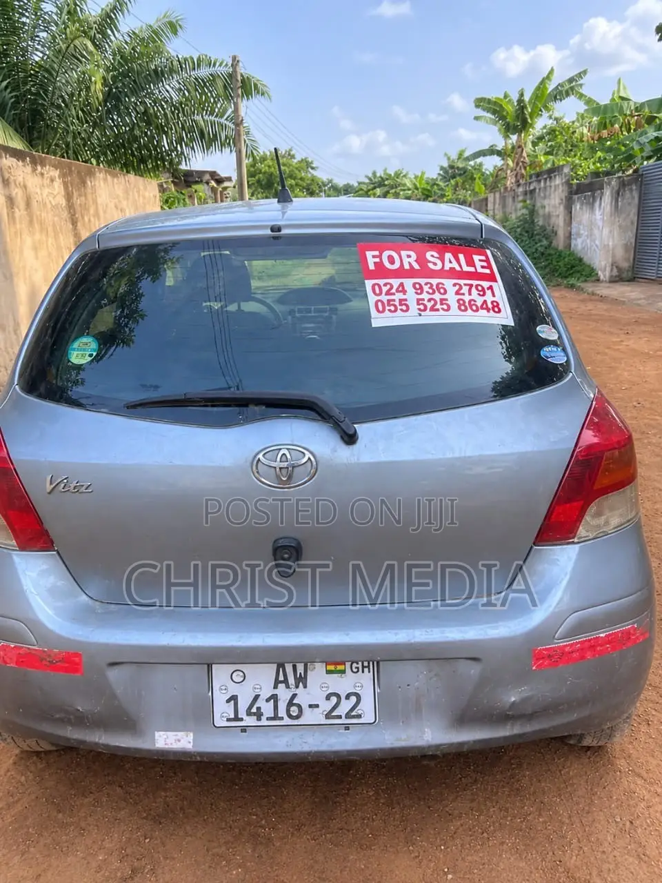 Toyota Vitz 2009 Gray