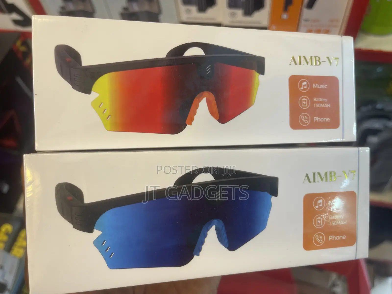 AIMB-V7 Bluetooth Smart Sunglasses – Music + Calls on the Go!