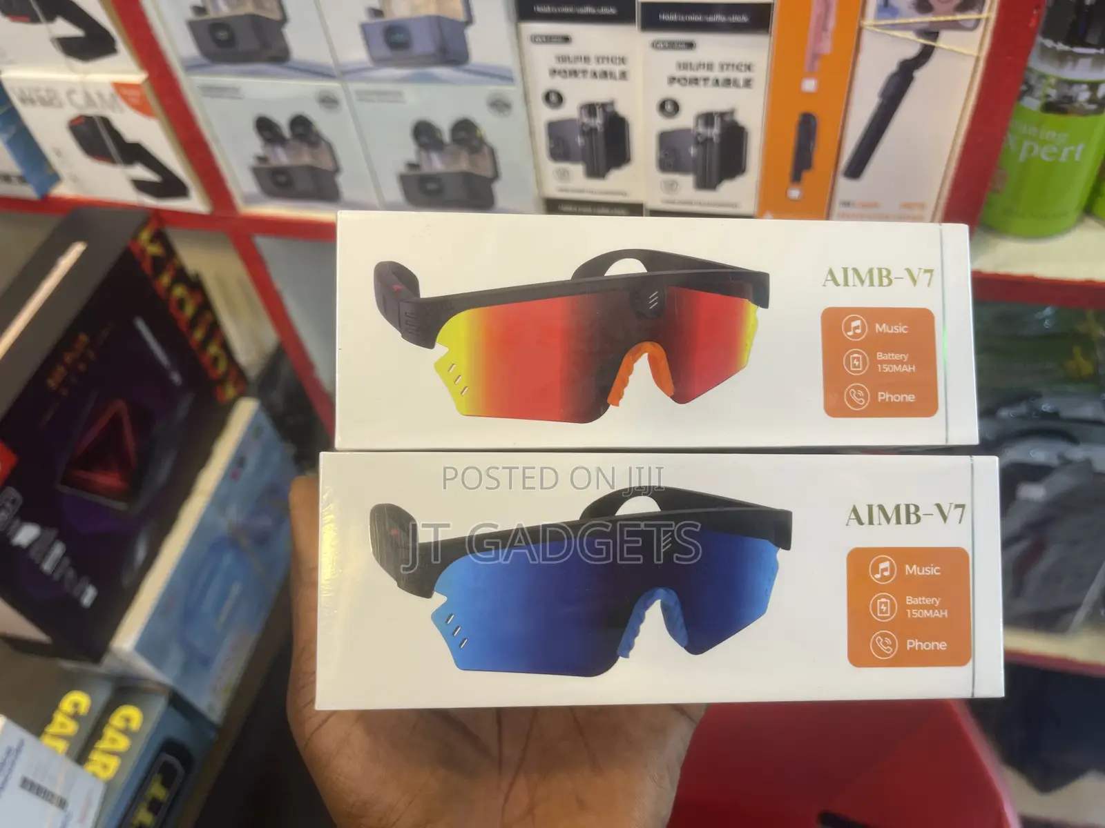 AIMB-V7 Bluetooth Smart Sunglasses – Music + Calls on the Go!