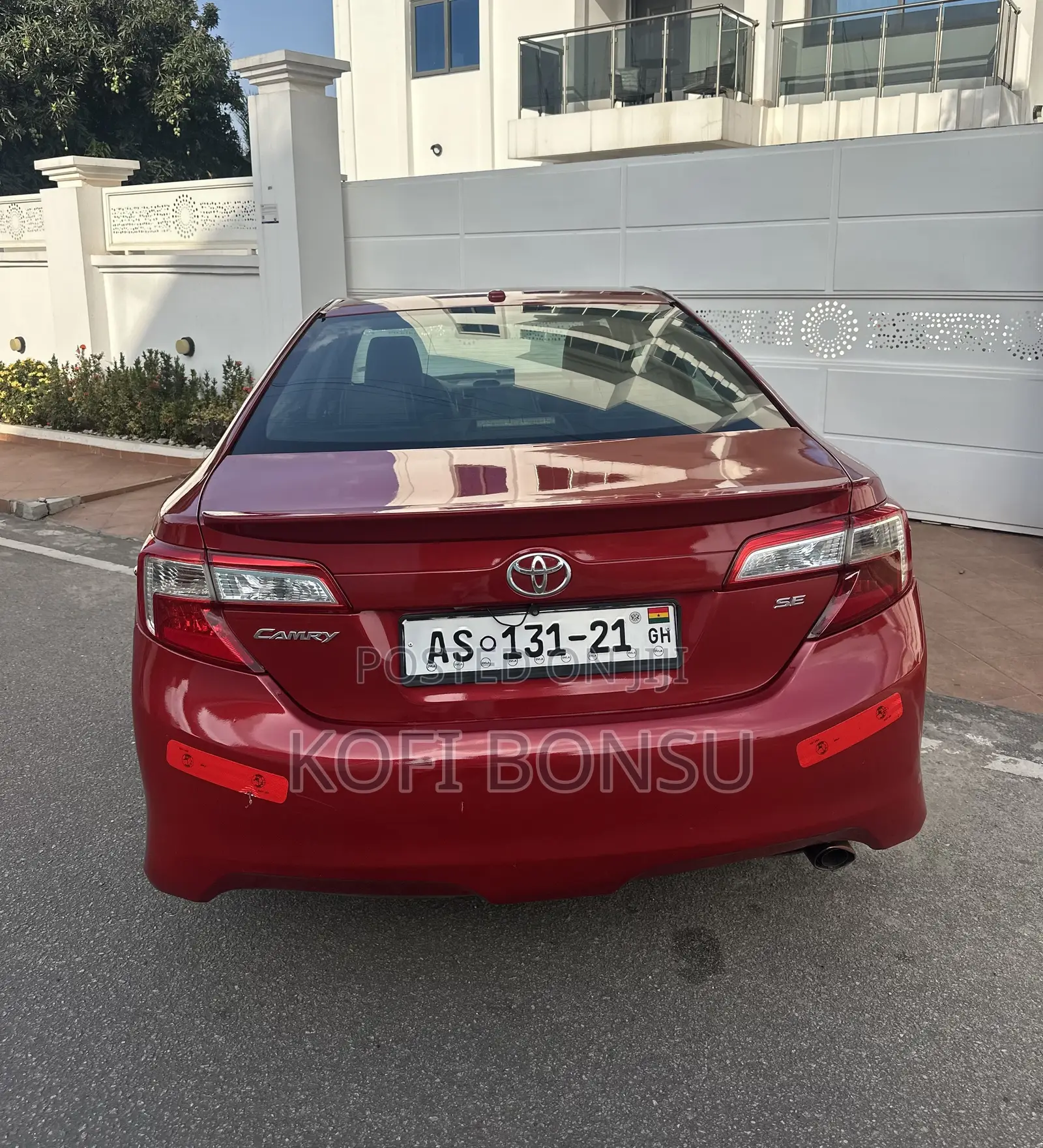 Toyota Camry SE 4dr Sedan w/Prod. End 11/13 (2.5L 4cyl 6A) 2014 Red