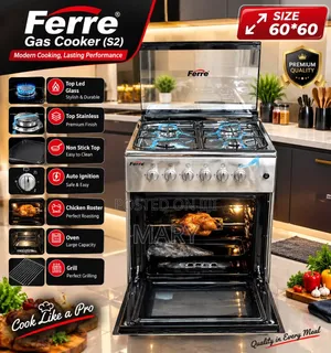 Rainbow/Volcano/Royal Tech 60*60 (60 by 60) Gas Burner Oven