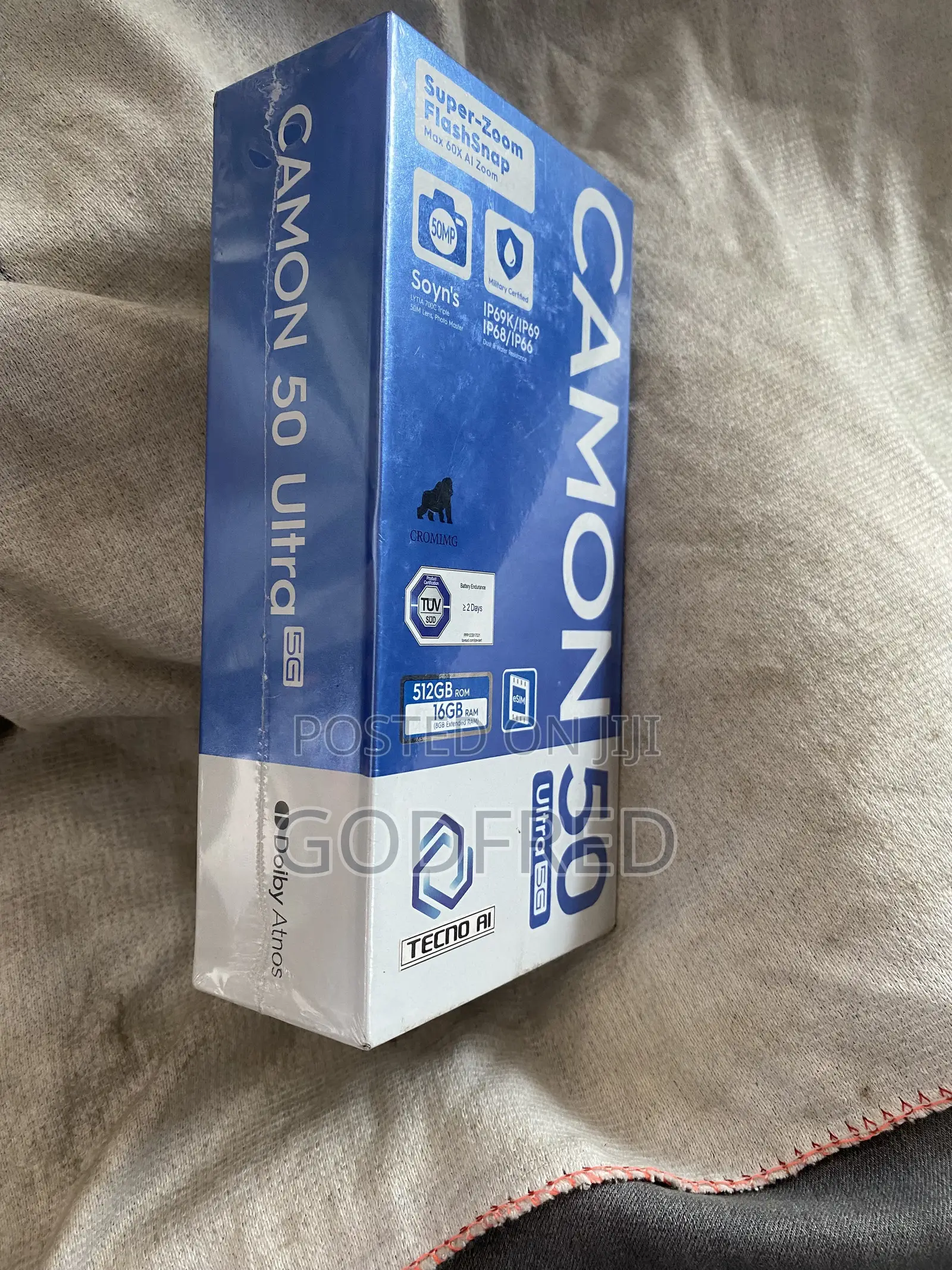 New Tecno Camon 50 Ultra 512 GB Black