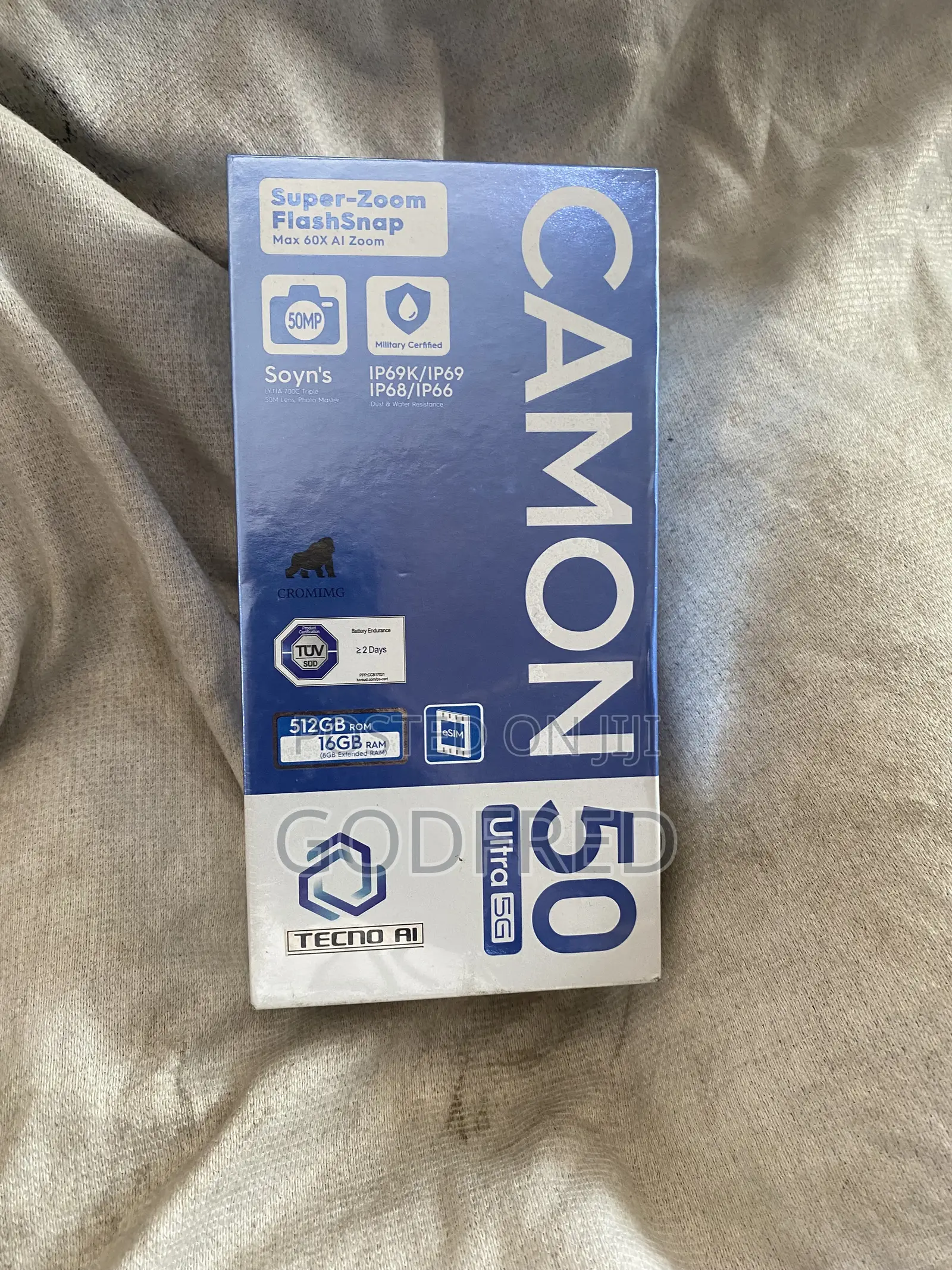 New Tecno Camon 50 Ultra 512 GB Black