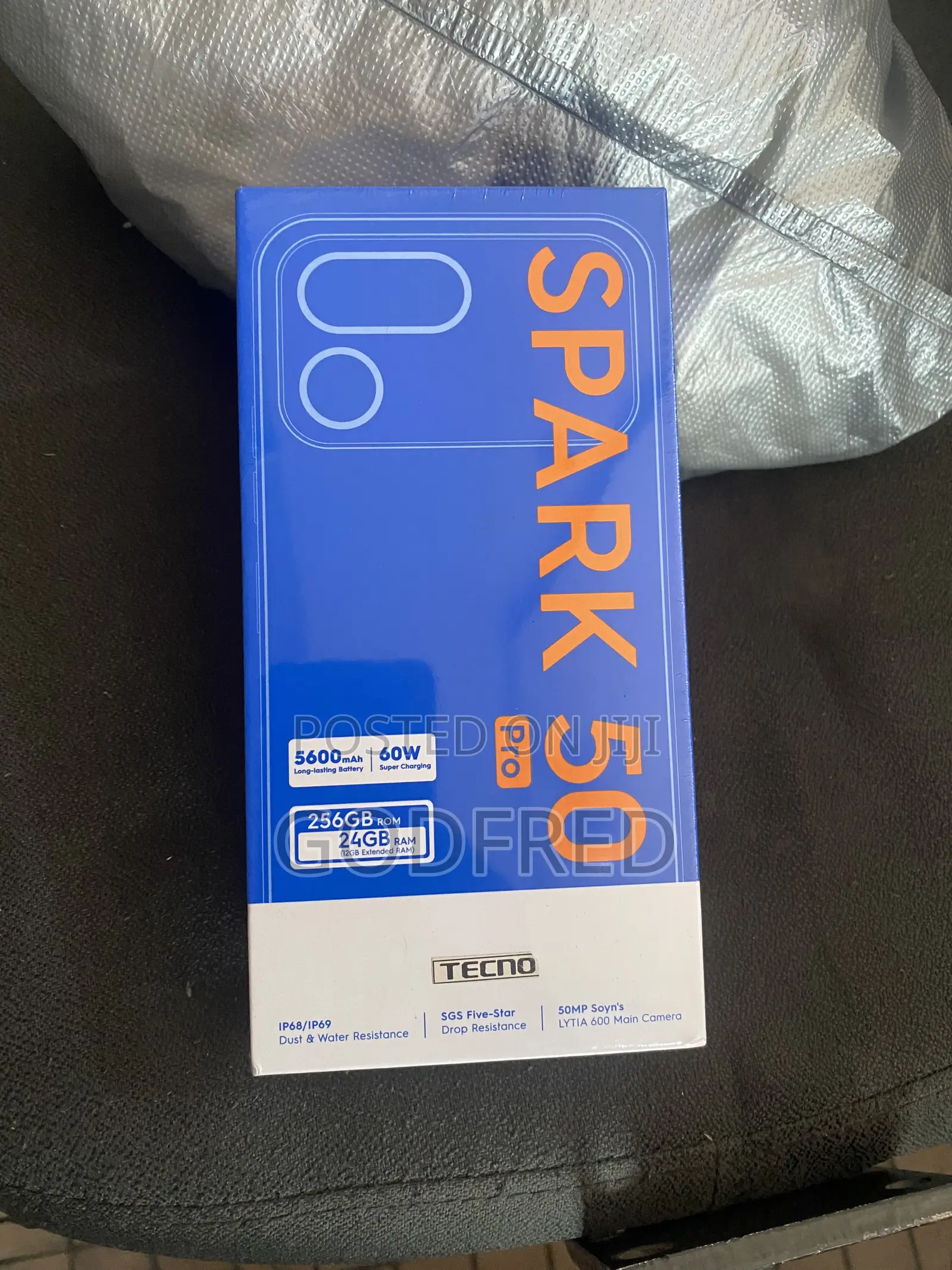 New Tecno Spark 50 Pro 256 GB Black