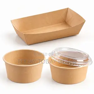 Paper Kraft Bowls and Trays