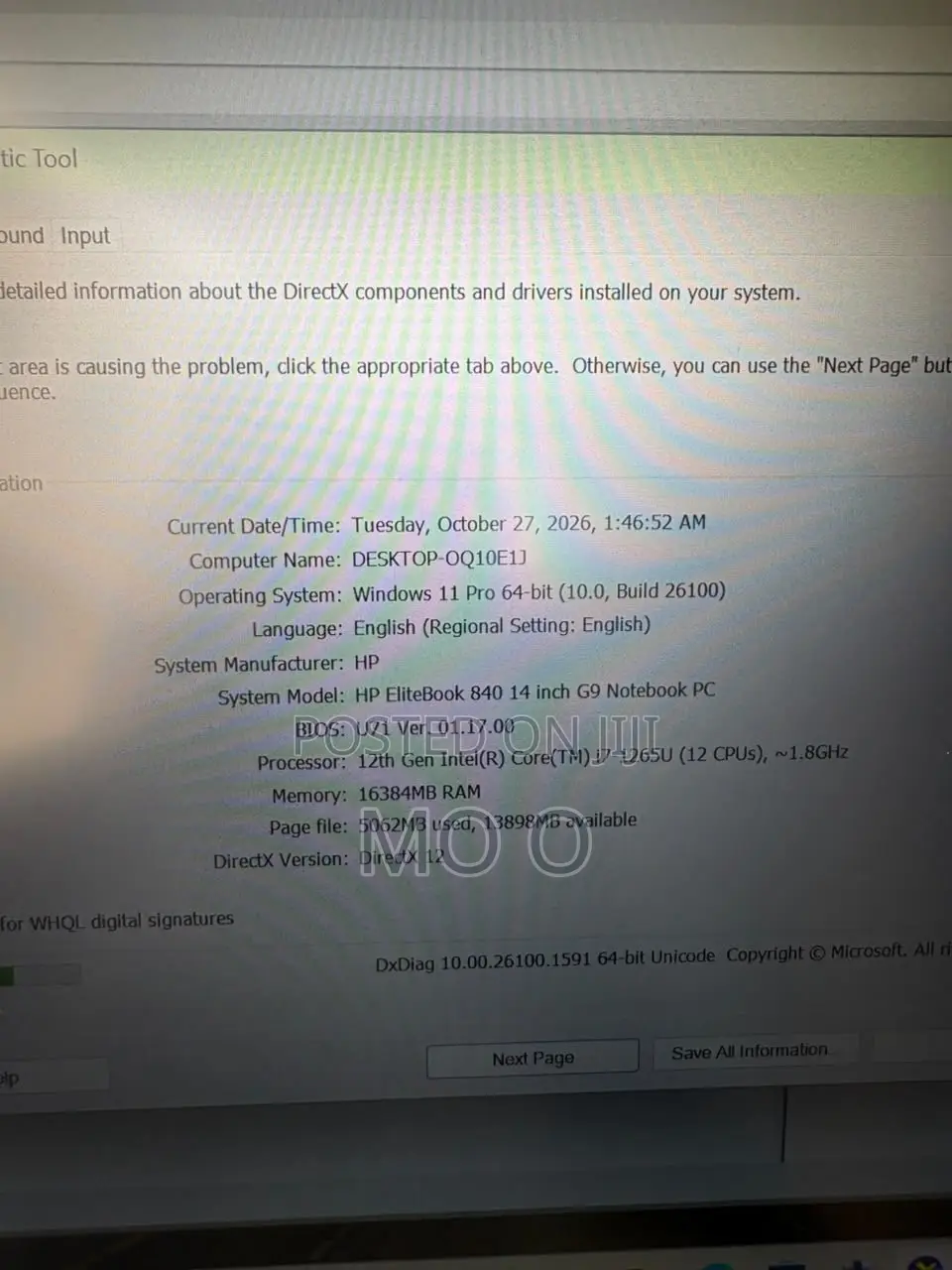 Laptop HP EliteBook 840 G9 16GB Intel Core i7 SSD 512GB