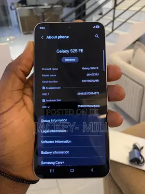 Samsung Galaxy S25 FE 128 GB Graphite