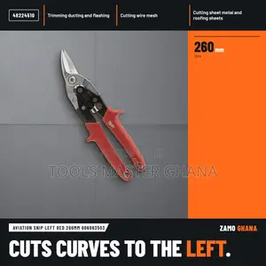 Aviation Snip Left Red 260Mm -