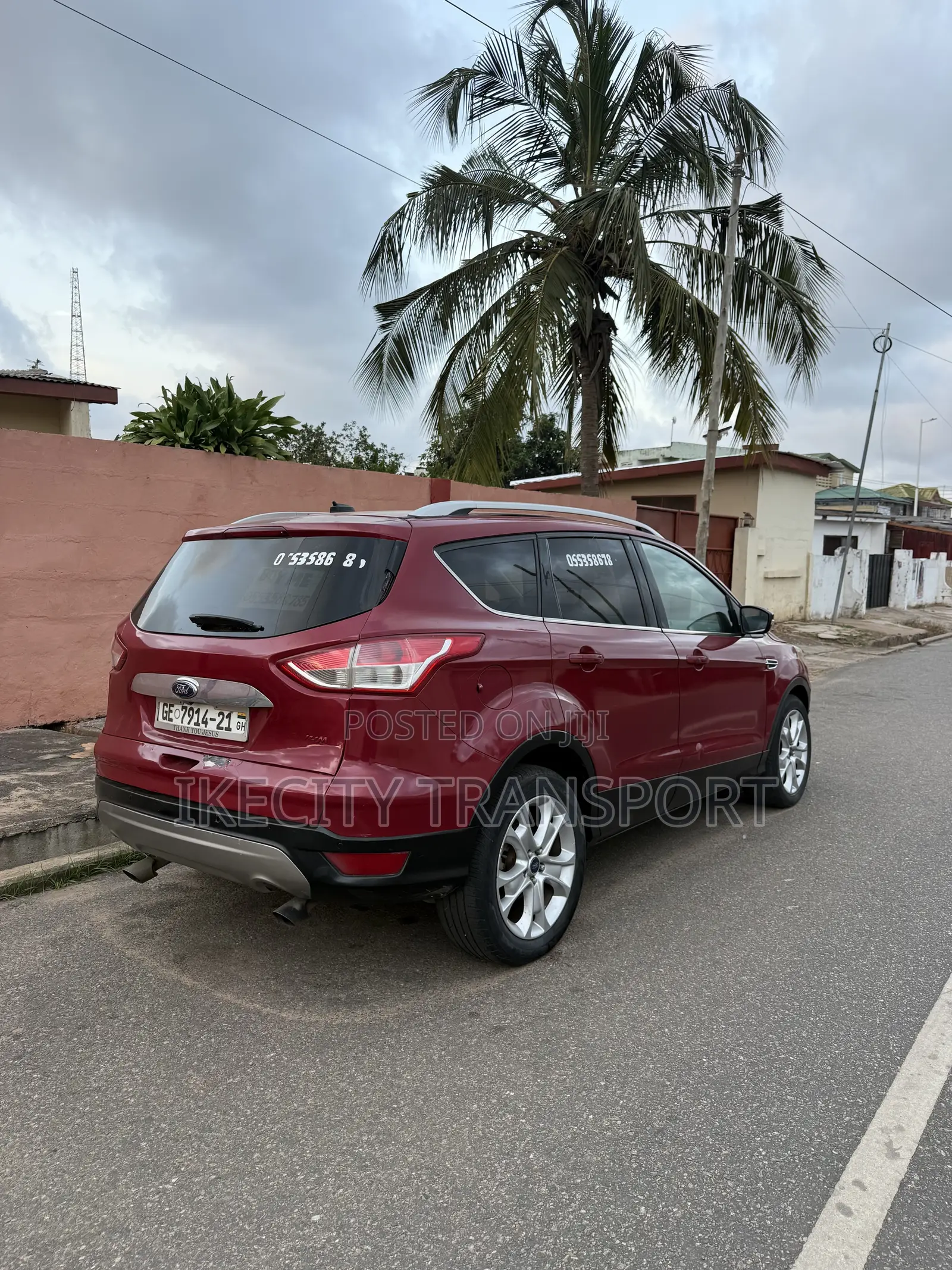 Ford Escape Titanium 4x4 2016 Red