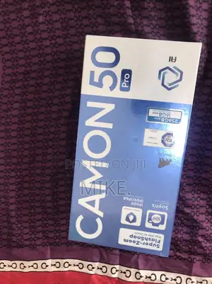 New Tecno Camon 50 Pro 256 GB Black