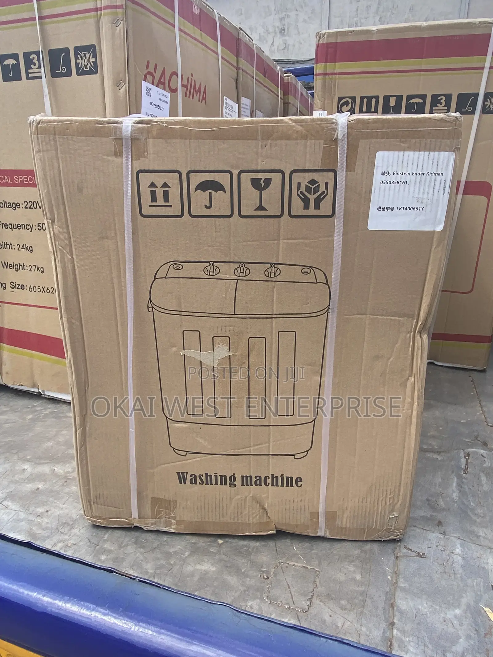 8kg Compact Twin Tub Washing Machine - Efficient Laundry Solution