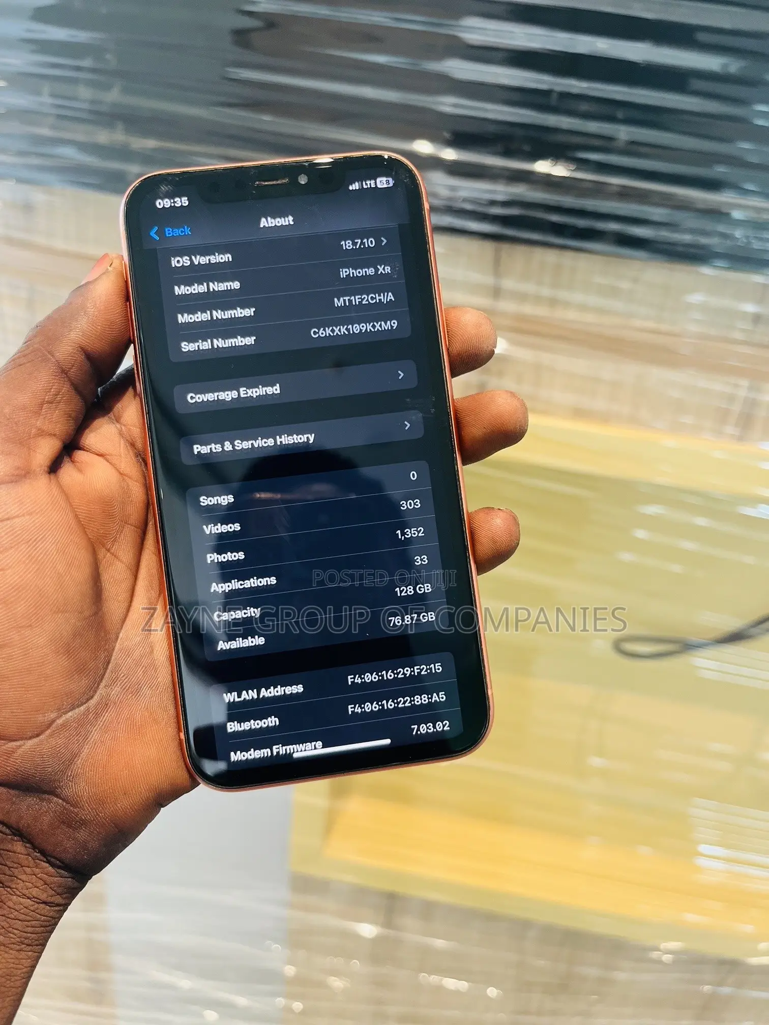Apple iPhone XR 128 GB Orange