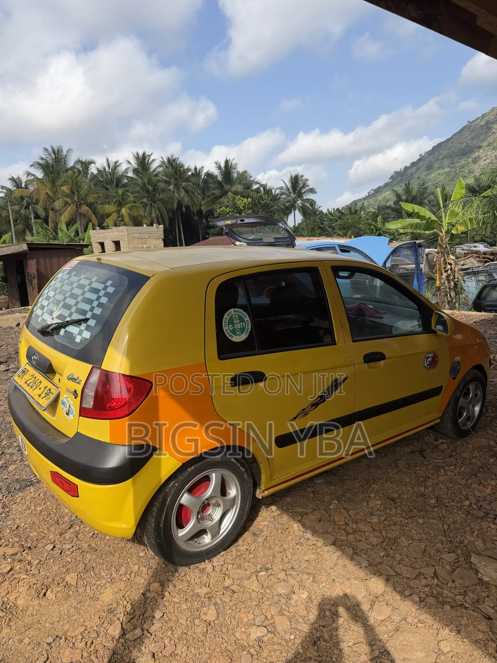 Hyundai Getz 1.1 2010 Yellow