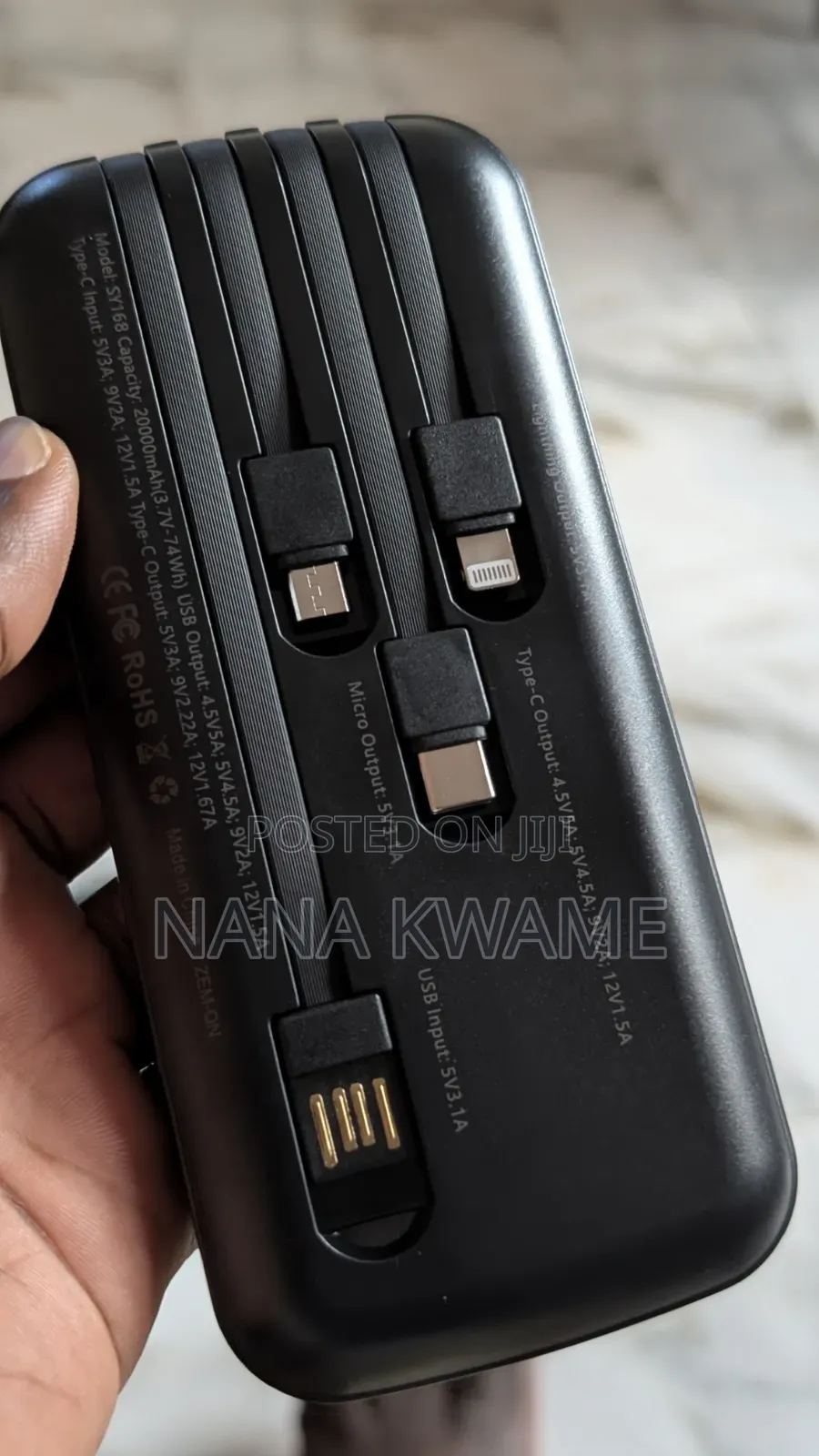 20,000 mAh Powerbank