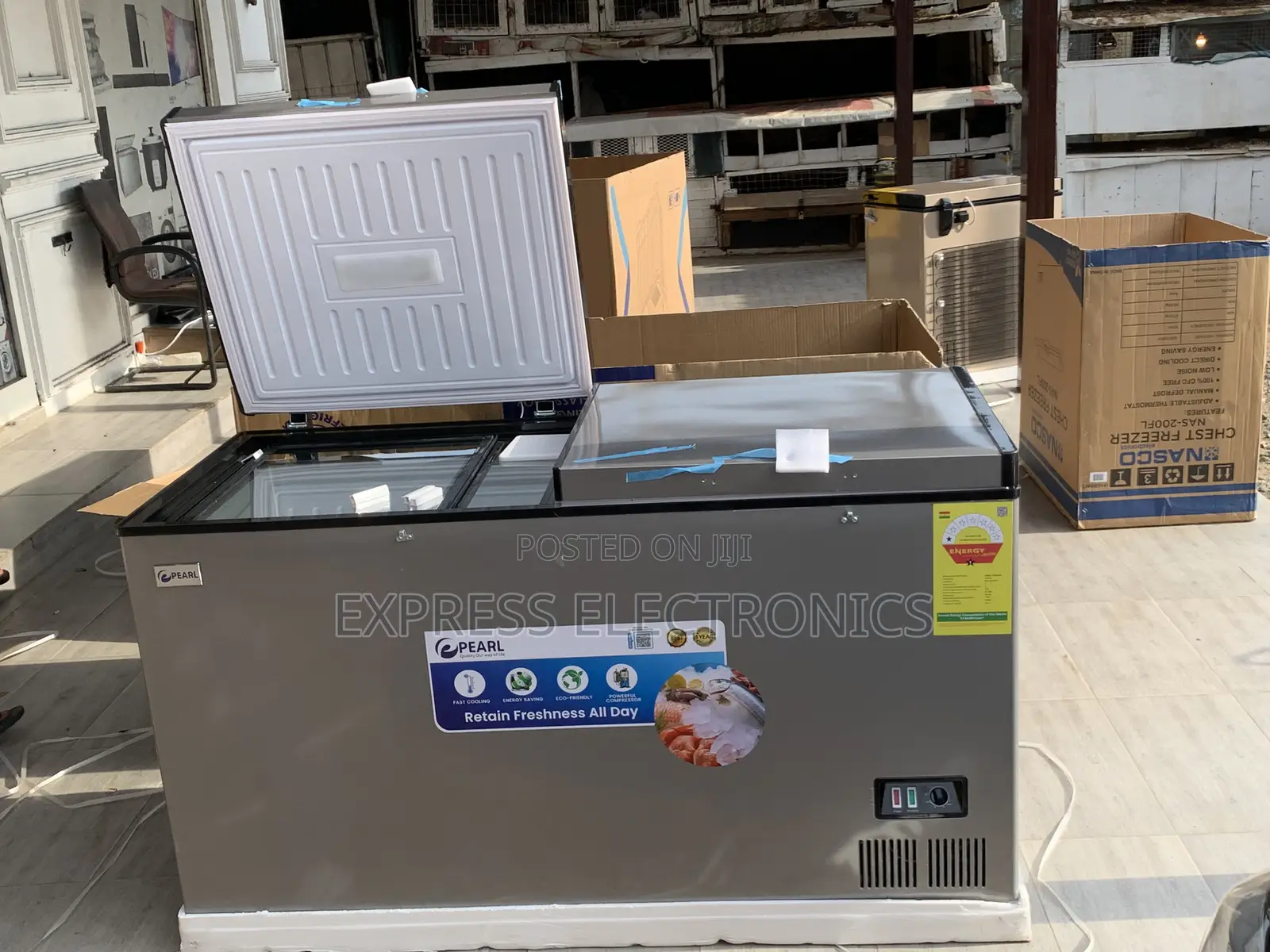 Text Us Fir Your Pearl 418L Double Four Chest Pearl Freezer