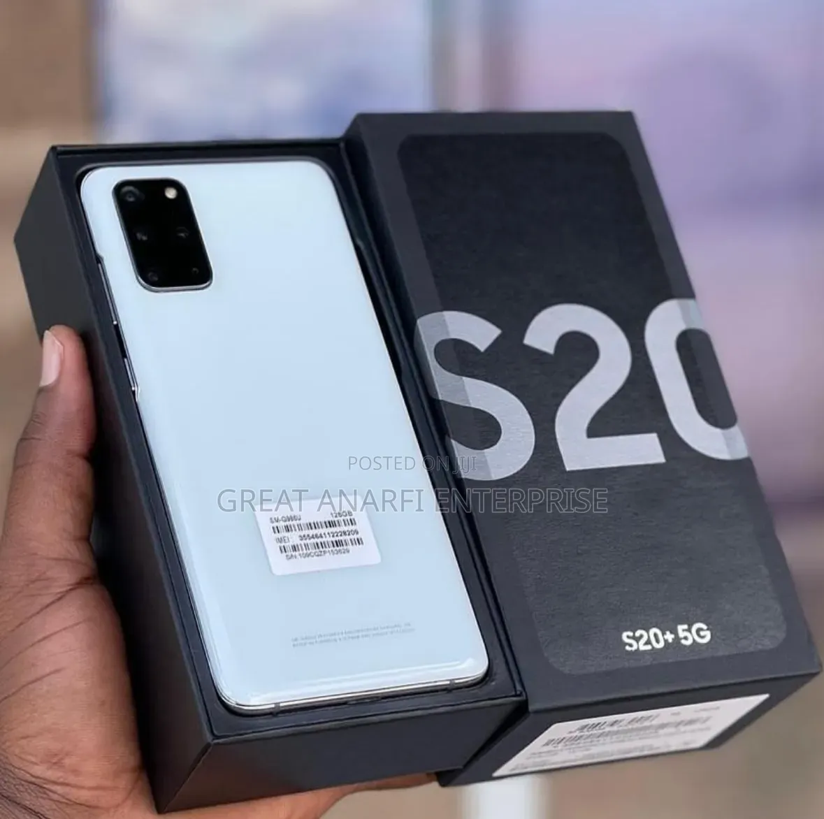 New Samsung Galaxy S20+ 5G 256 GB White