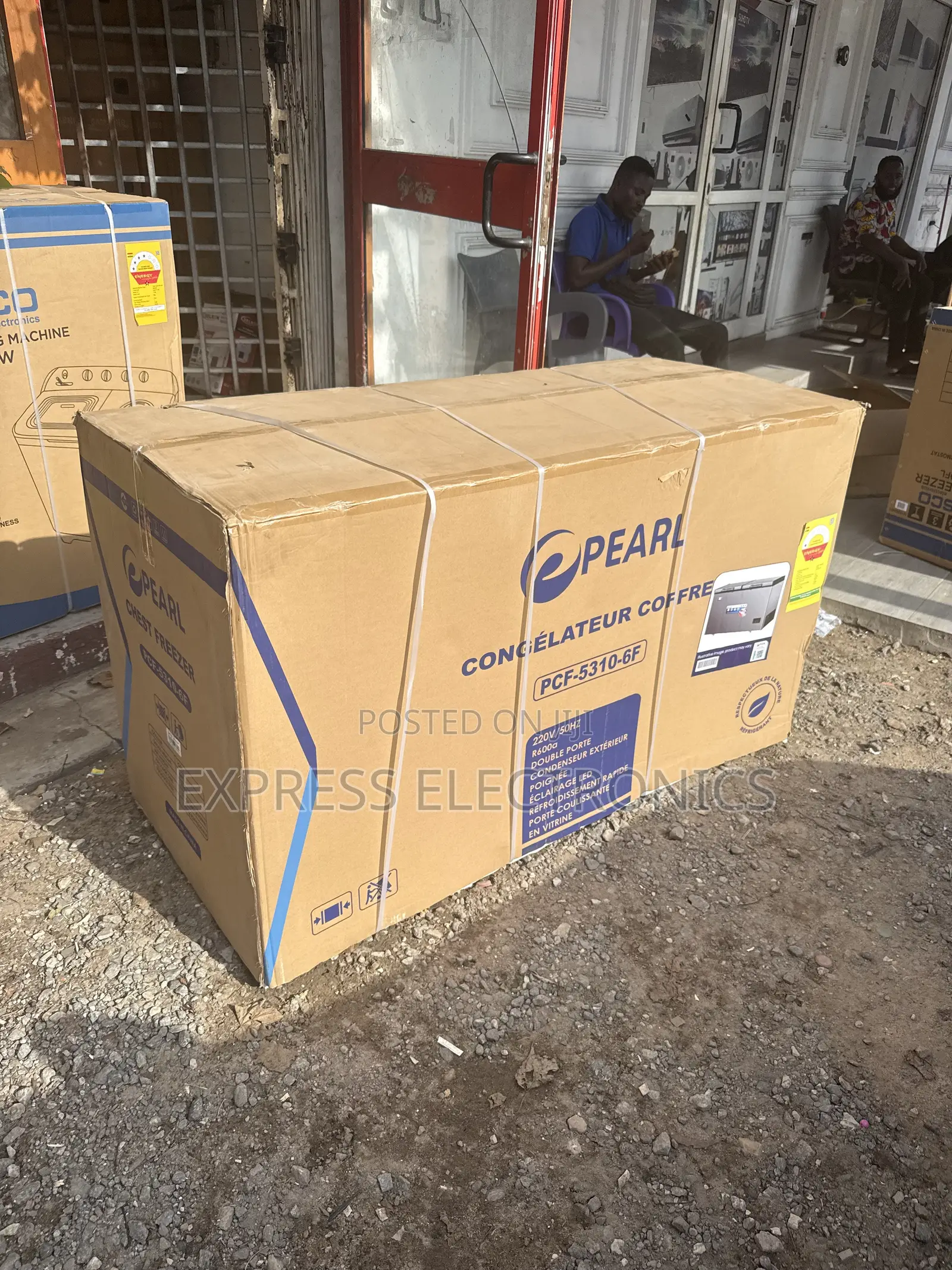 508L Double Door Pearl Chest Freezer