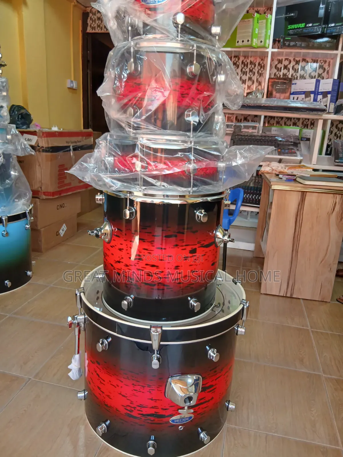Original Pearl 5 Set Drums
