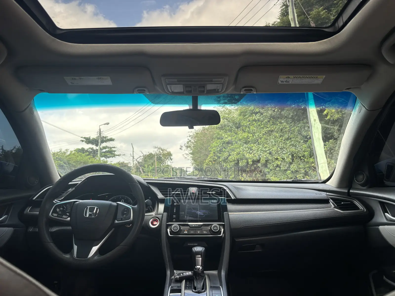 Honda Civic EX Sedan 2018 Blue