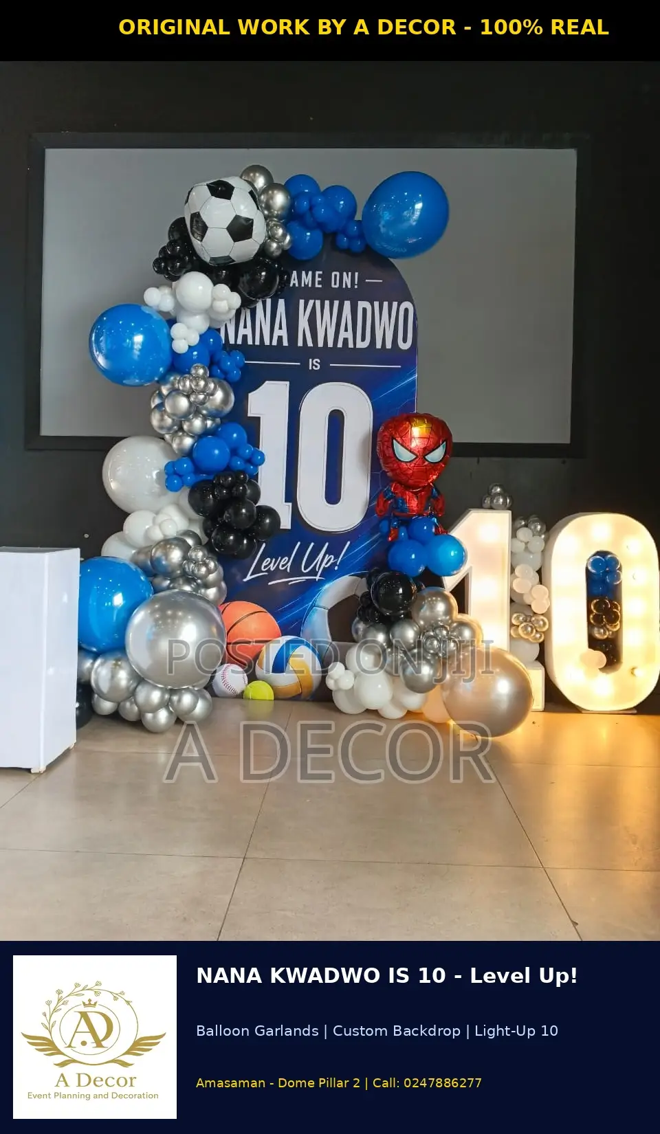 Back Drop Service for Birthdays and Wedding Decorations