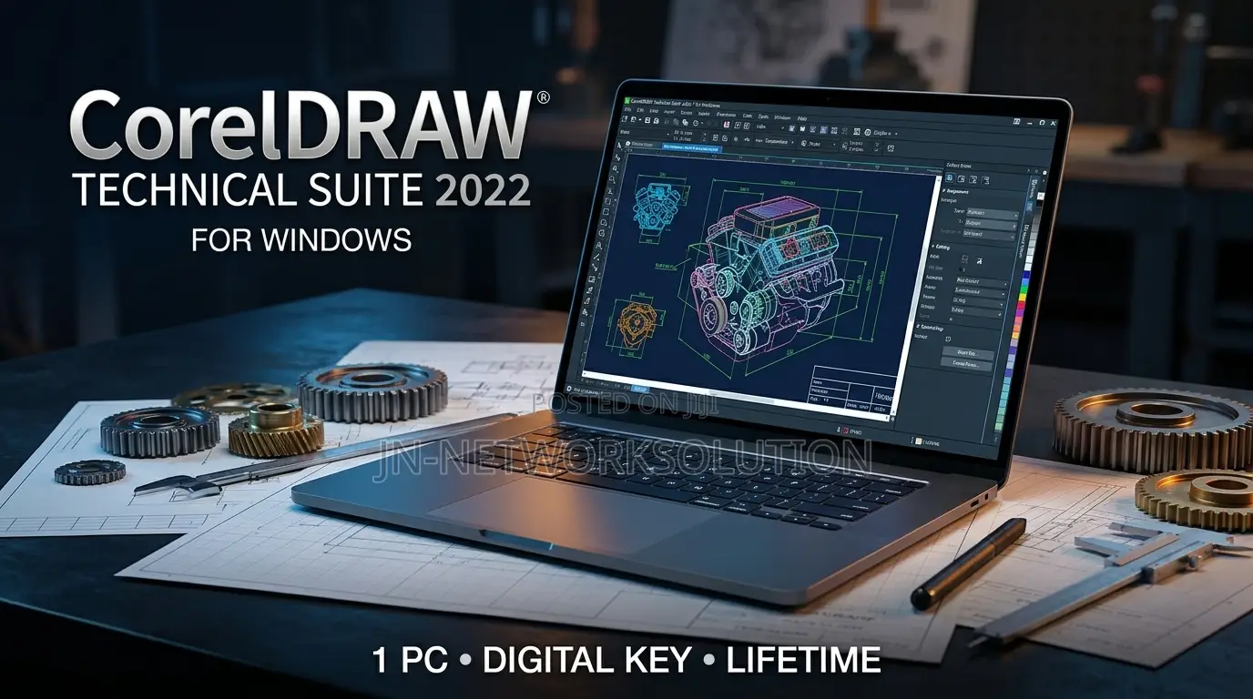 CorelDRAW Technical Suite 2022 for Windows for 1pc Digital Key Lifetme