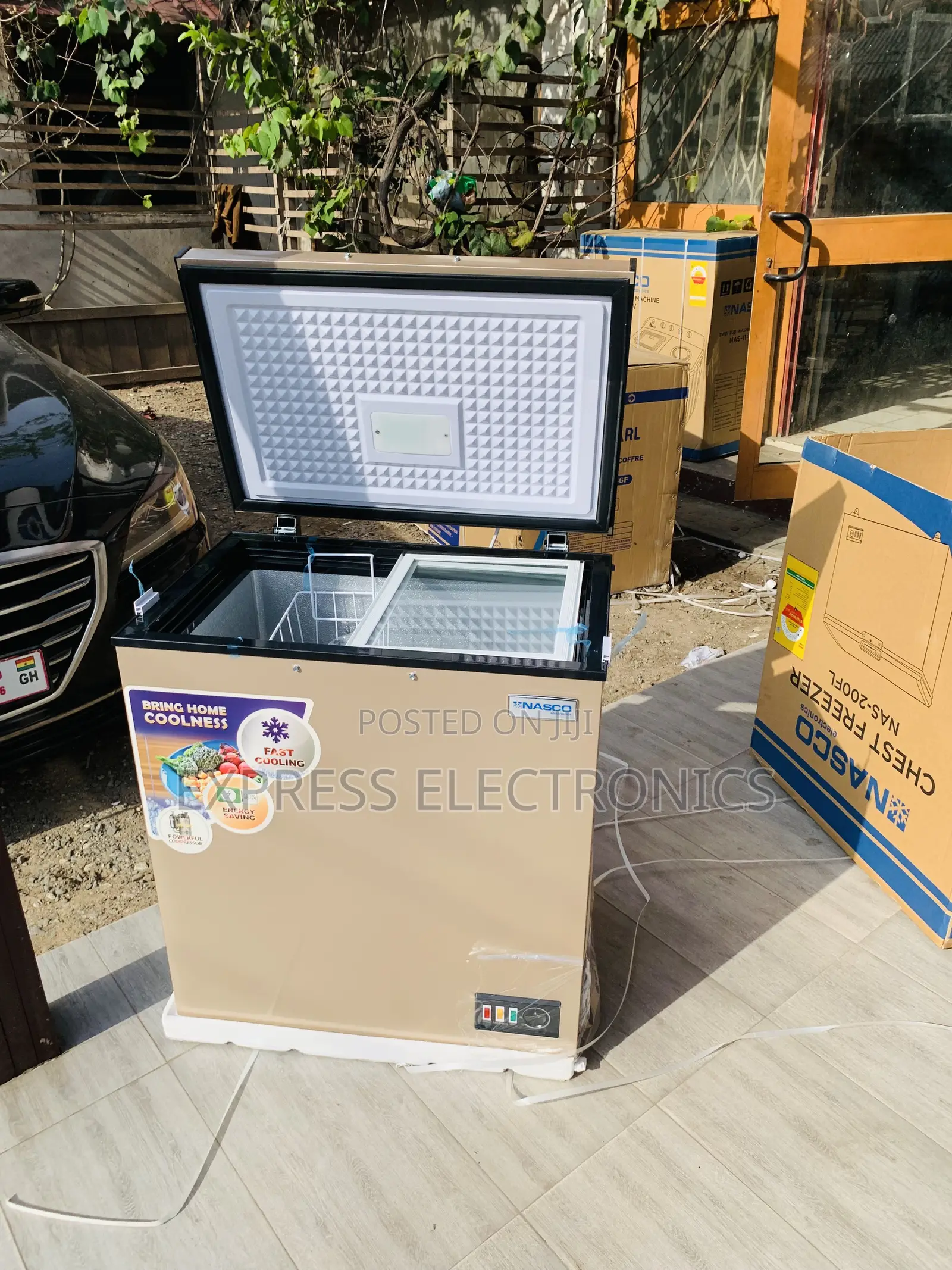 Limited Stock Nasco Single Door Chest Freezer (NAS-200FL-G)