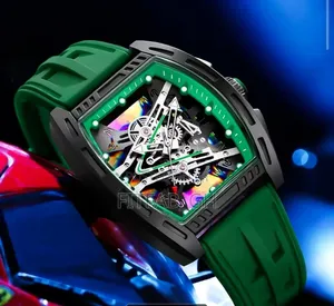 Open-Dial Skeleton Watch