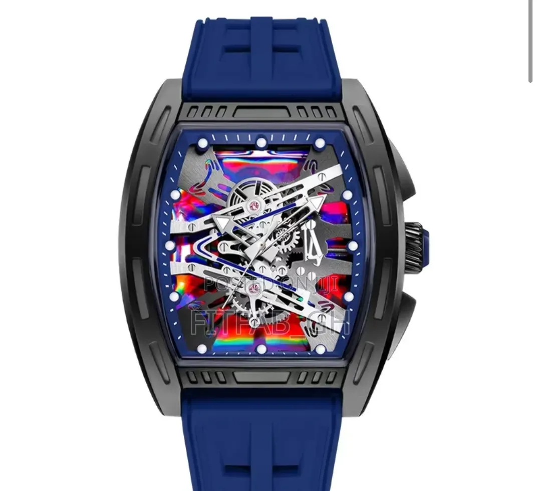 Open-Dial Skeleton Watch