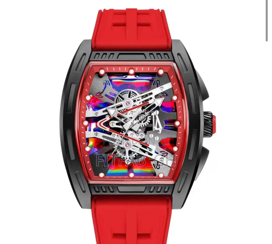 Open-Dial Skeleton Watch