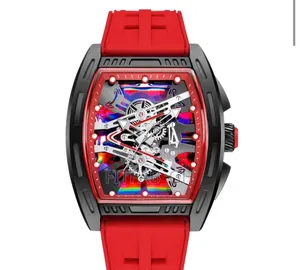 Open-Dial Skeleton Watch