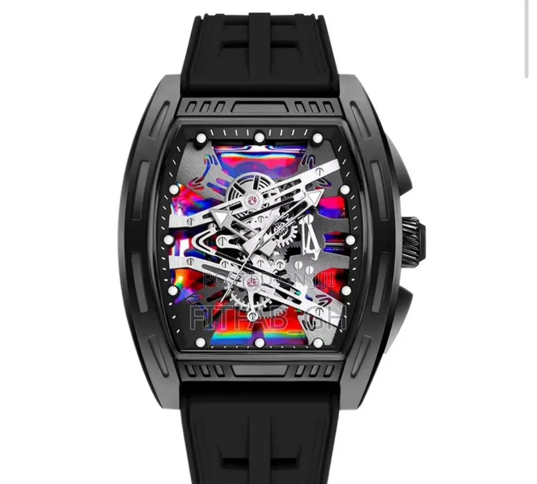 Open-Dial Skeleton Watch