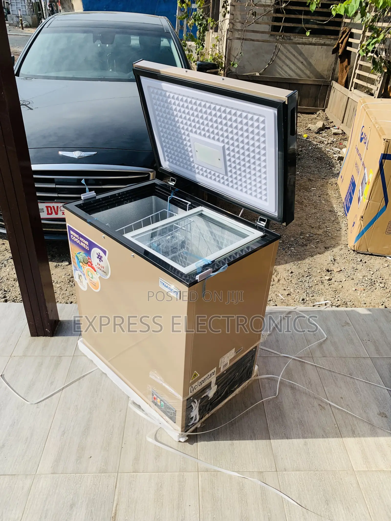 Hot  Deals Nasco 150 LTRS Chest Freezer (NAS-200FL-G) Single Door