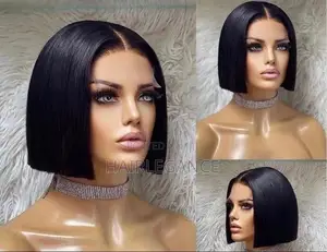 Chin Bob Blunt Cut Closure Unit