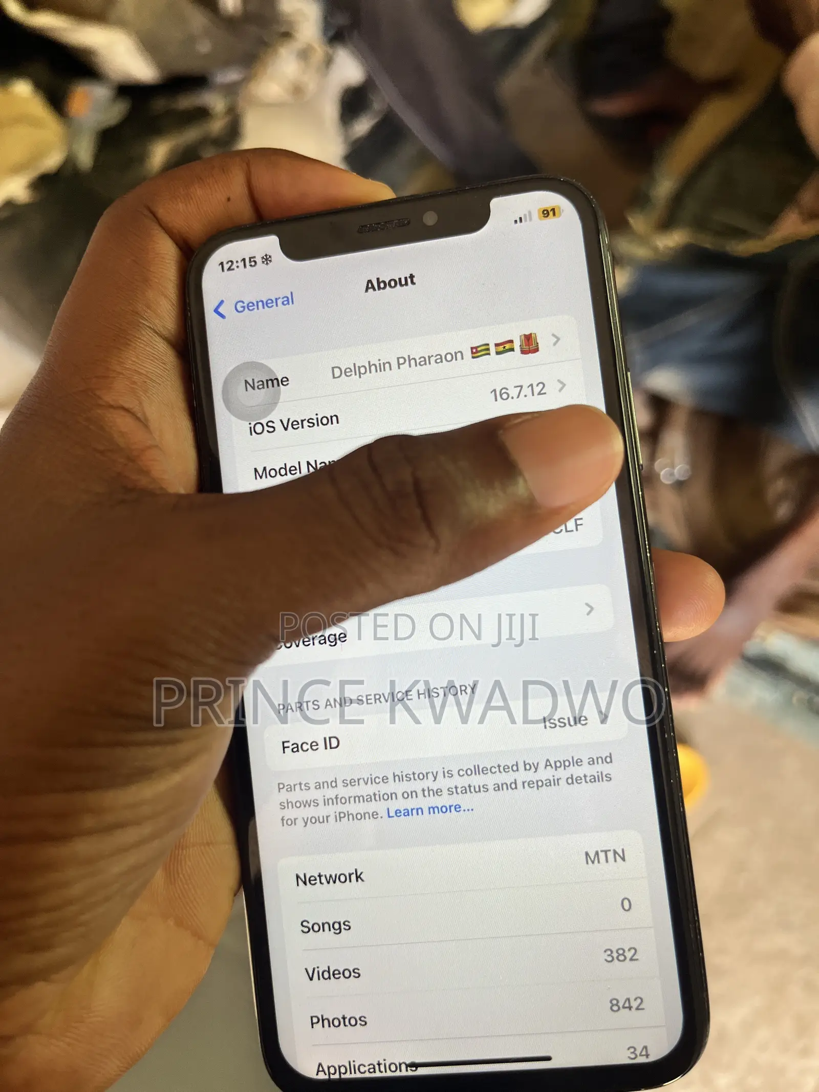 Apple iPhone X 64 GB Black