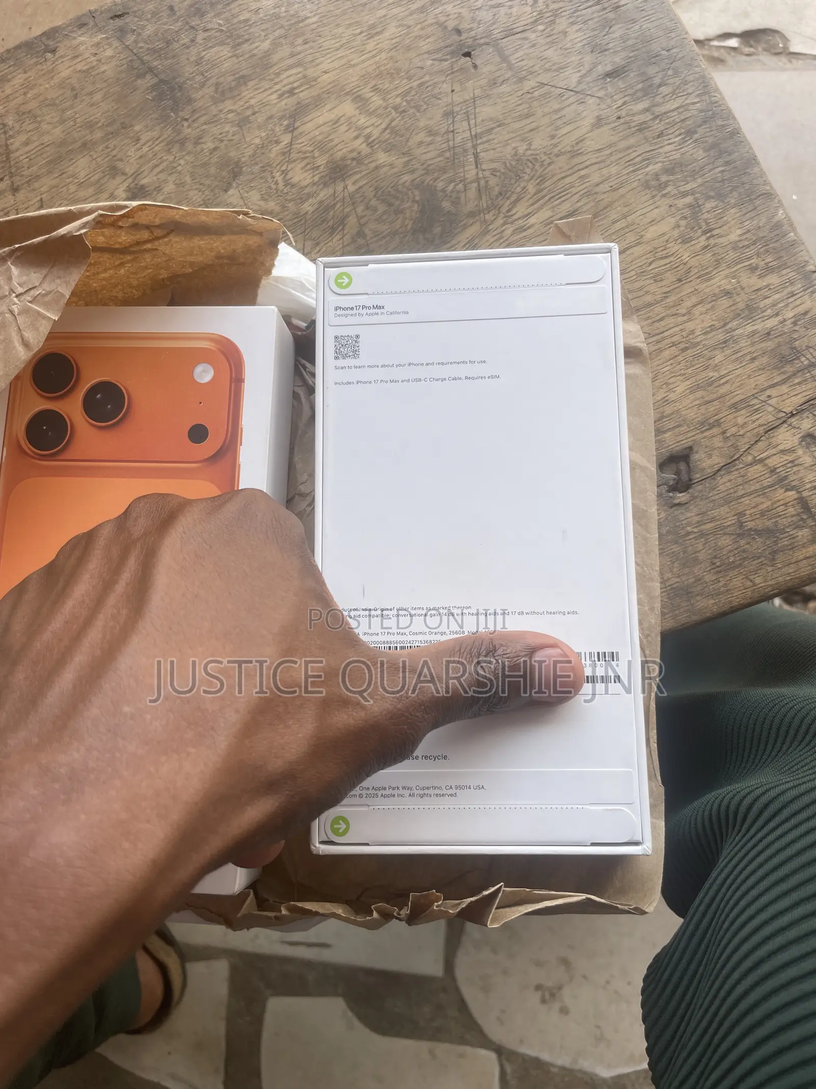 New Apple iPhone 17 Pro Max 256 GB Orange