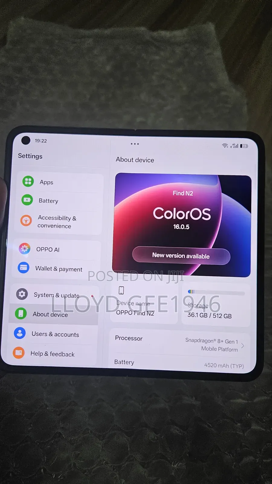Oppo Find N2 512 GB Green