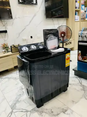 Zealous Sleek White 7kg Black Washing Machine Nasco