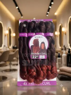22 Inch French Curly Braiding Hair Extensions (4/Pack)