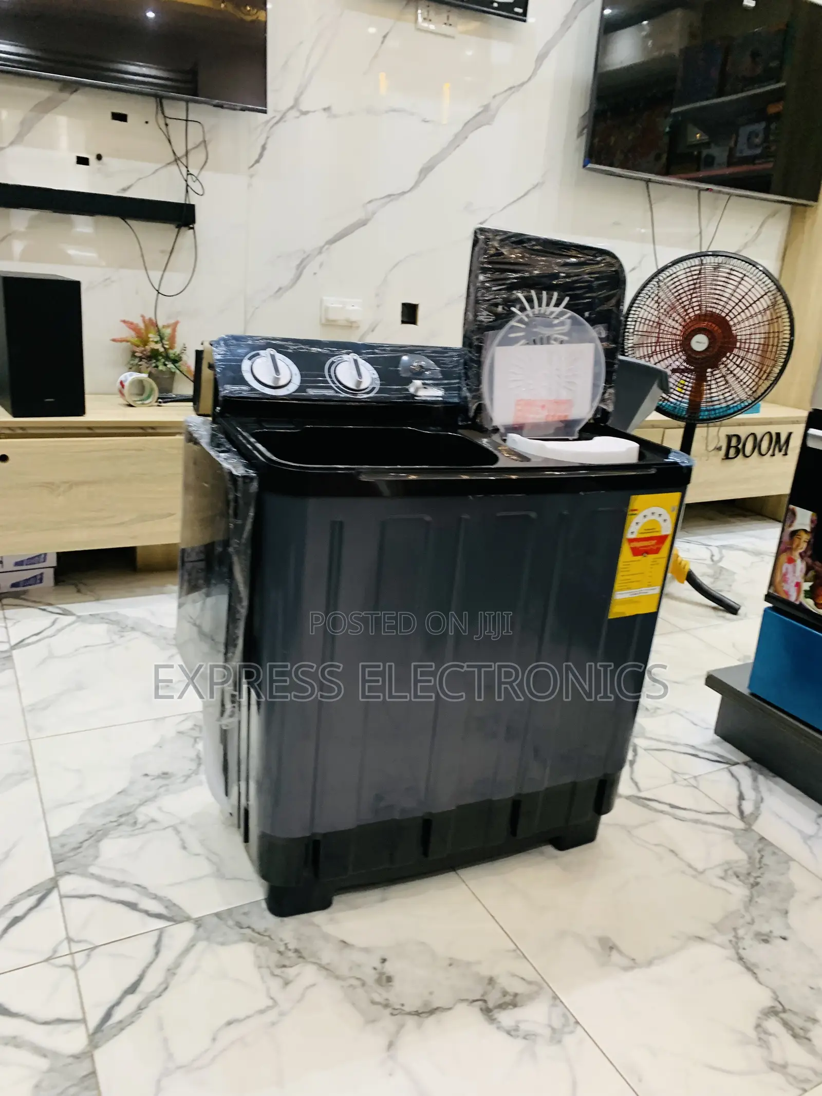 Authentic Sleek Black Semi Automatic Nasco 7kg Topload