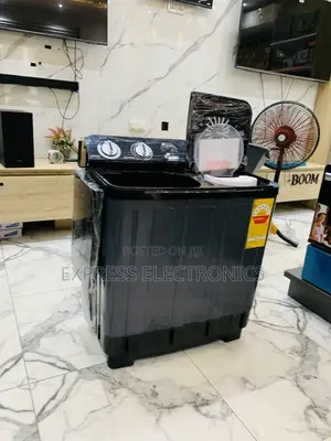 Authentic Sleek Black Semi Automatic Nasco 7kg Topload