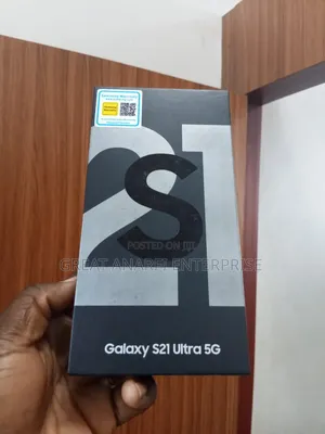 New Samsung Galaxy S21 Ultra 5G 256 GB Black