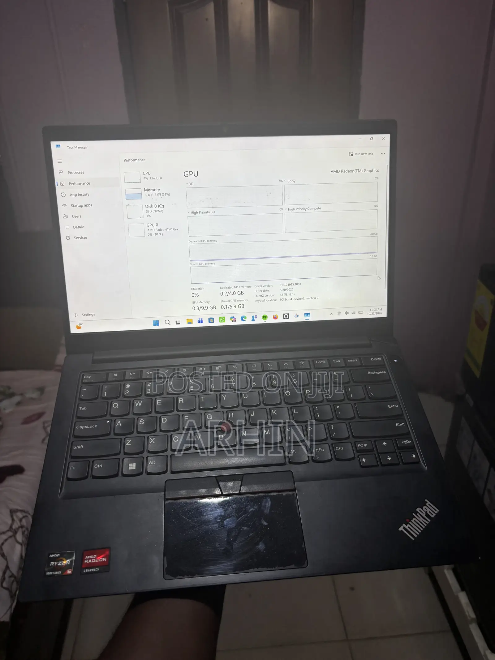 Laptop Lenovo ThinkPad E16 Gen 3 16GB AMD Ryzen 5 SSD 256GB