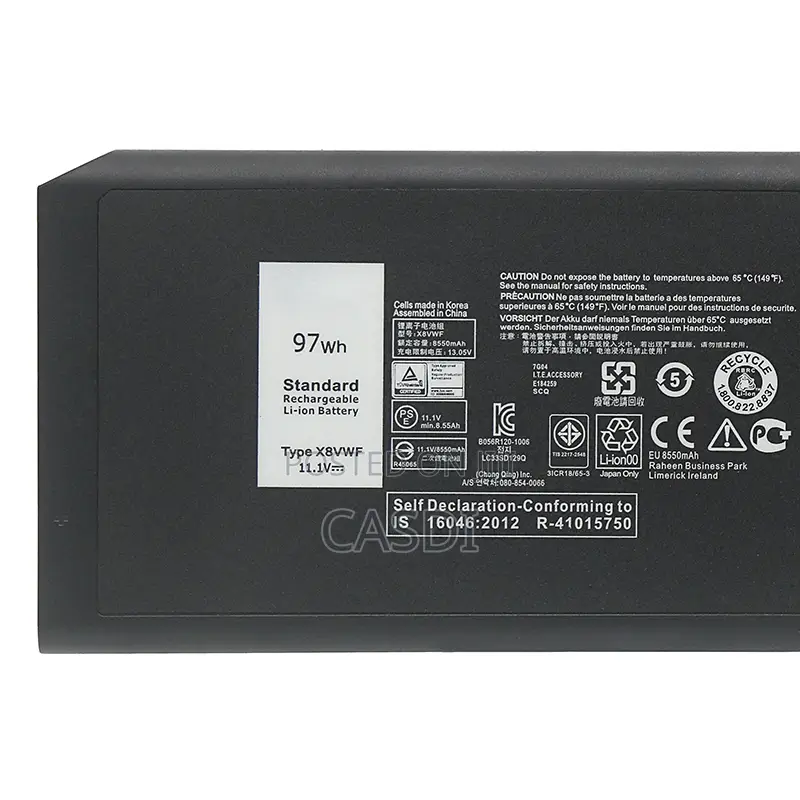X8vwf DKNKD Notebook Battery Dell Latitude E5404 E7404 Cj2k1
