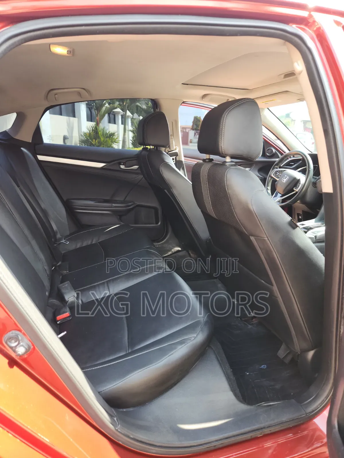Honda Civic EX-L Sedan 2019 Burgundy