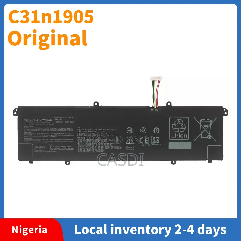C31n1905 Battery ASUS S4600f S5600f M3400q Qa M4600i M5600i