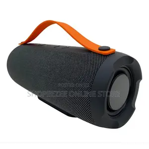 Wireless Boom Speaker - Black & Orange