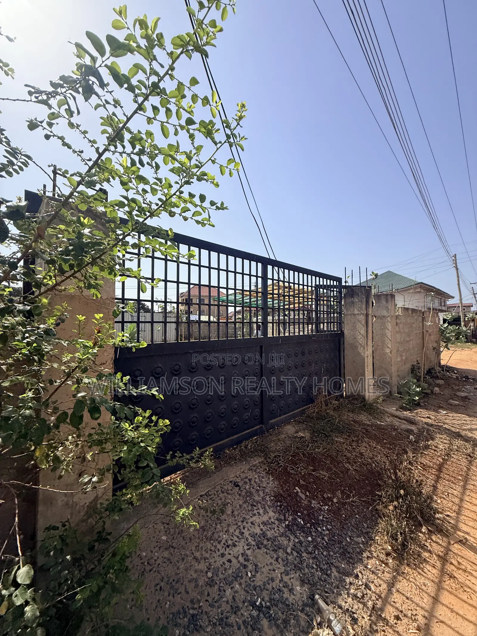 Documented Road Side, Walled & Gated Full Plot of Land 4sale,spintex