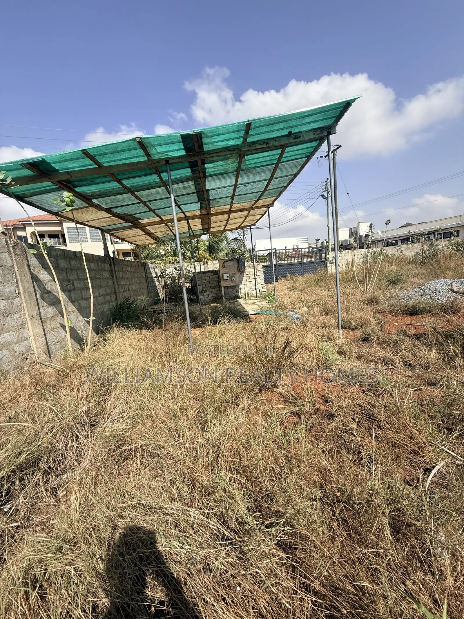 Documented Road Side, Walled & Gated Full Plot of Land 4sale,spintex