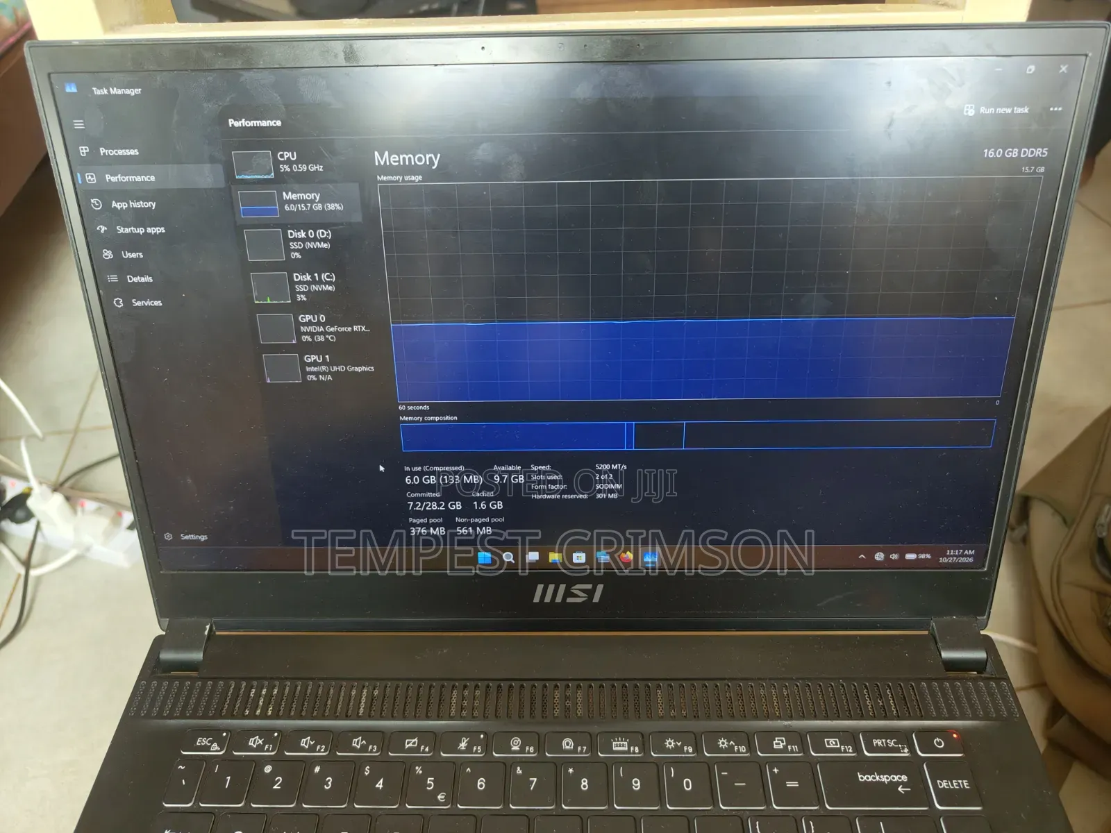 Laptop MSI GS66 Stealth 11UH 16GB Intel Core i5 SSD 1T